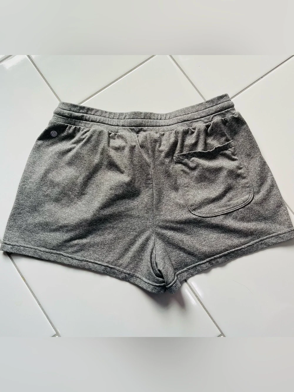Zella Gray Athletic Drawstring Shorts